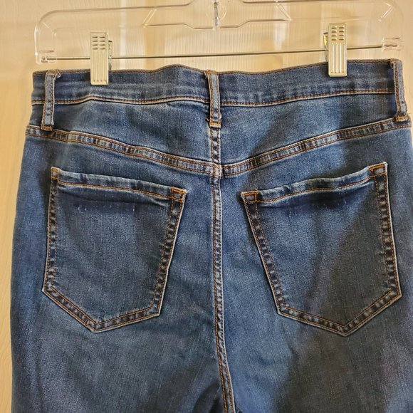 Banana Republic High Rise Skinny Petite Button Fly Jeans size 28/6P - Picture 3 of 3